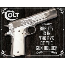 Colt 1911 Beauty. Tin Sign
